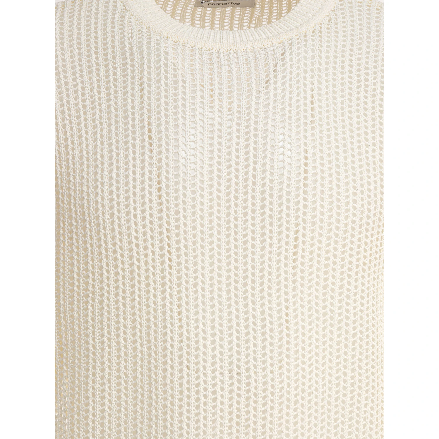 Cotton blend crewneck sweater