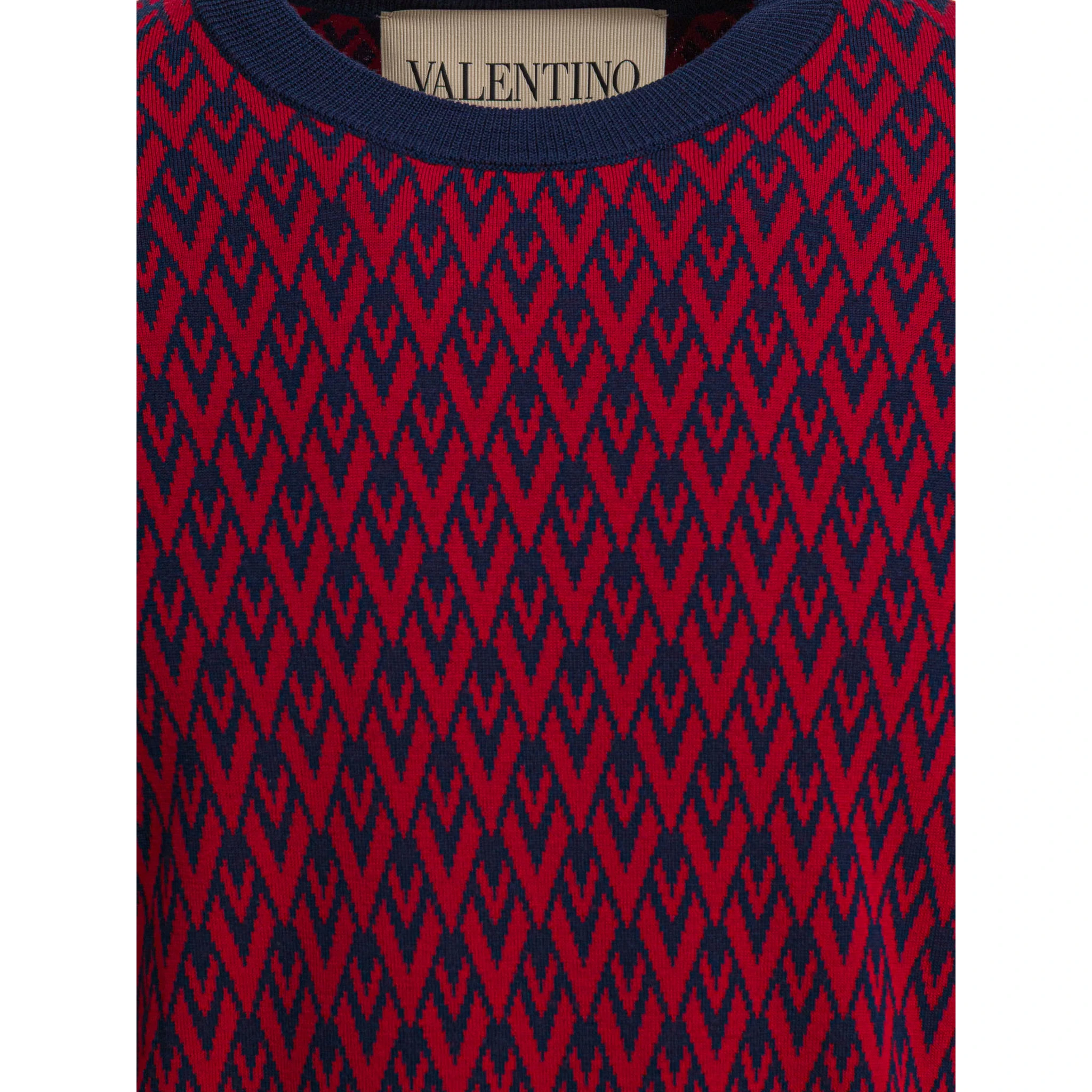 "Toute La V" crewneck sweater