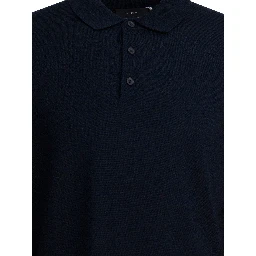 Merino wool polo shirt