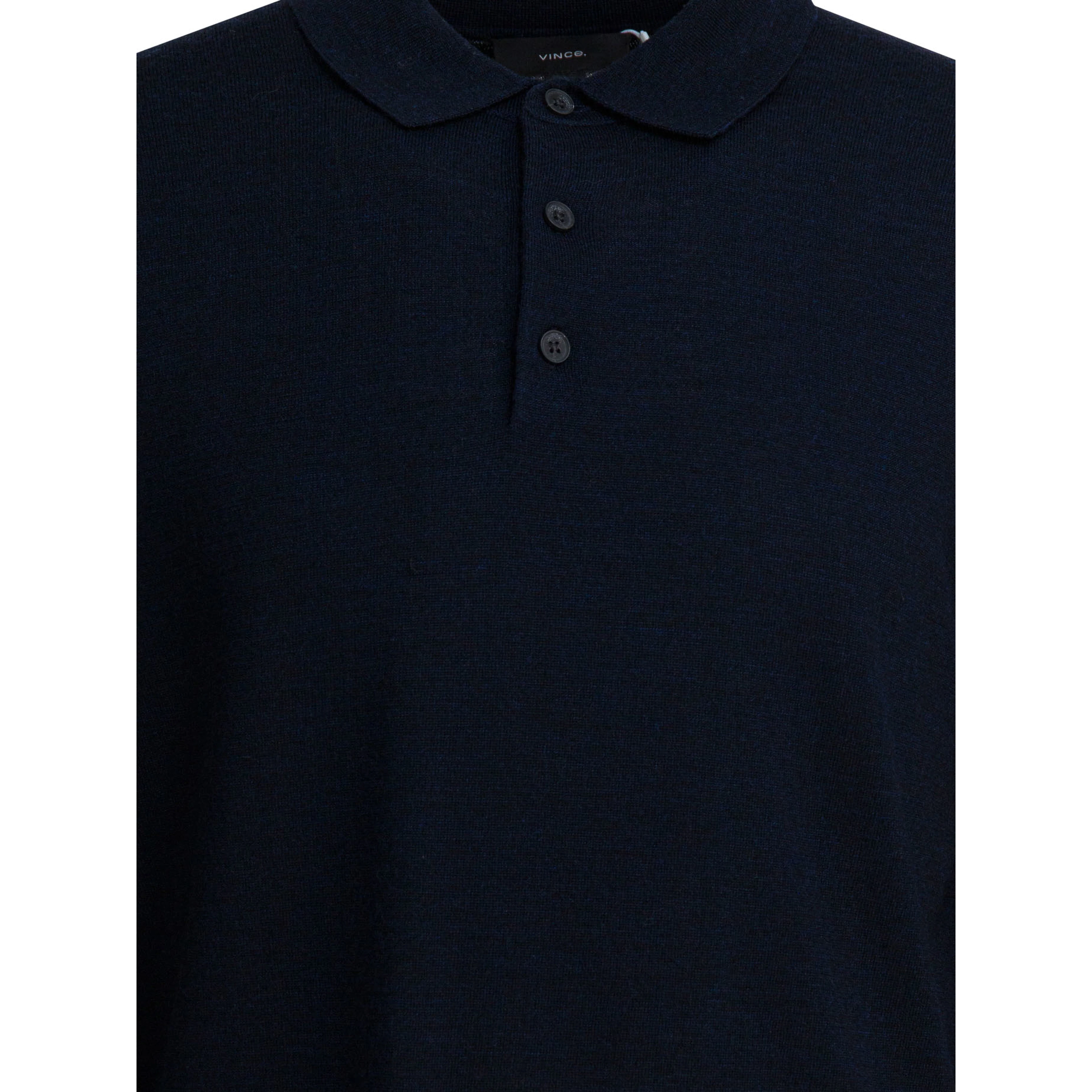 Merino wool polo shirt