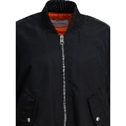 Nylon bomber jacket