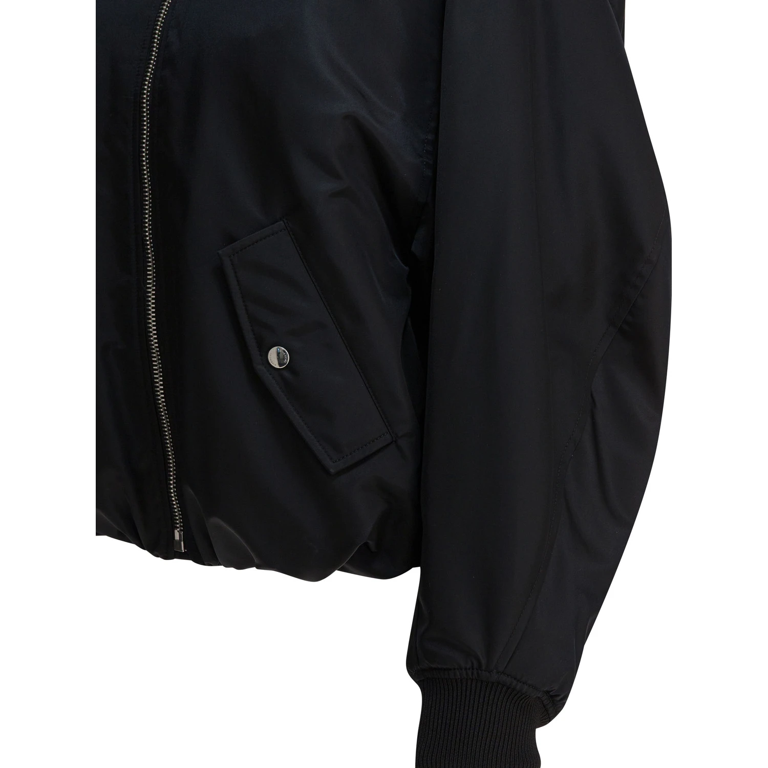Nylon bomber jacket