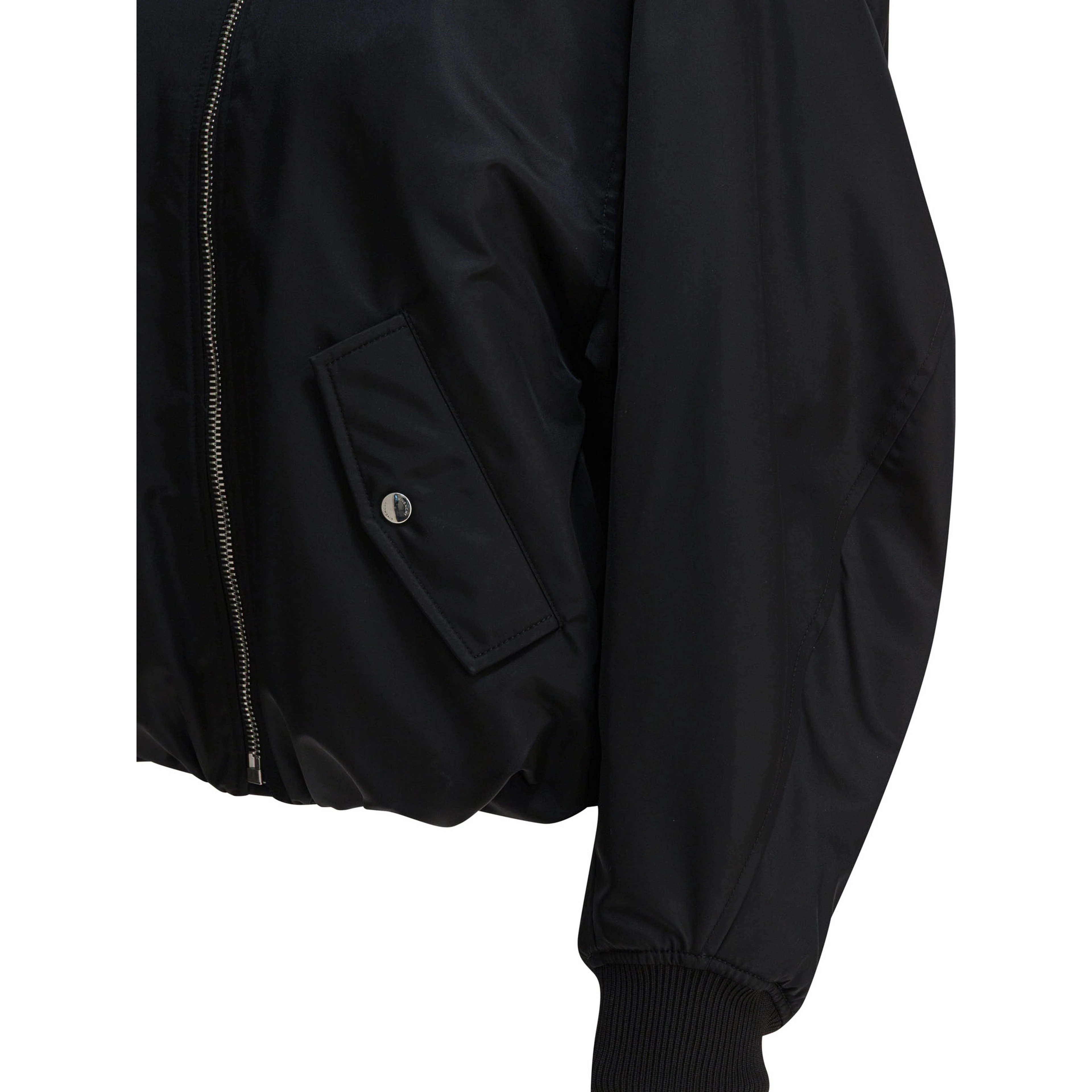 Nylon bomber jacket
