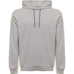 Gaudenzi Mans Grey Jersey Hoodie
