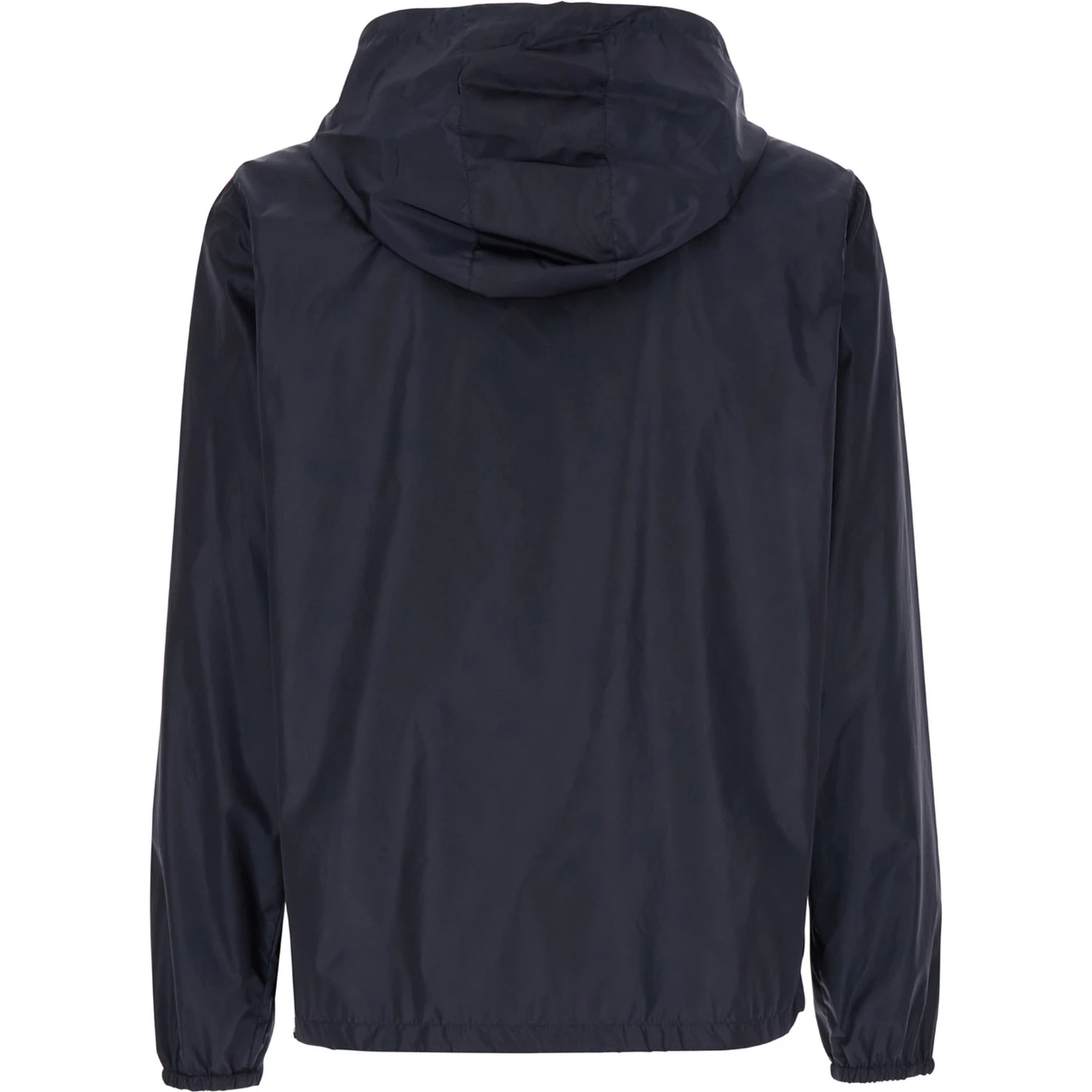 Blue Jacket with VLogo Detail in Nylon Man