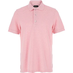 قميص بولو رجالي بأكمام قصيرة من القطن البيكيه من بيمك