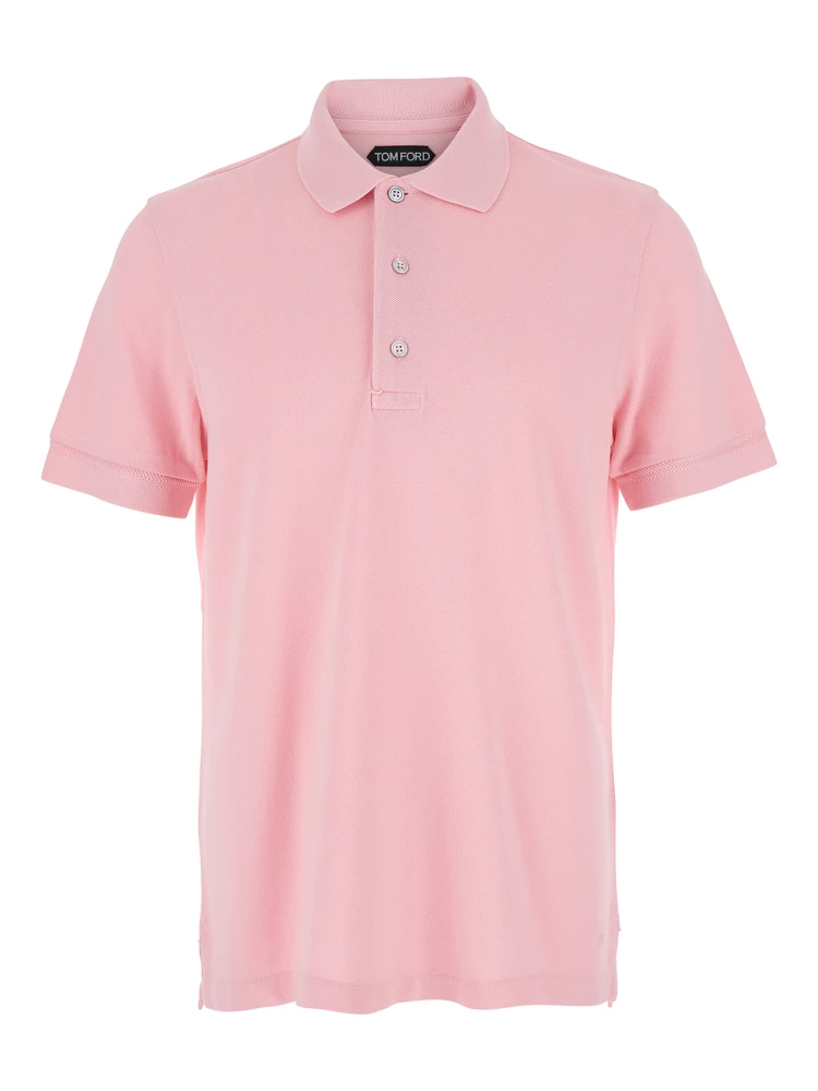 Pimk Short-Sleeves Polo in Cotton Piquet Jersey Man