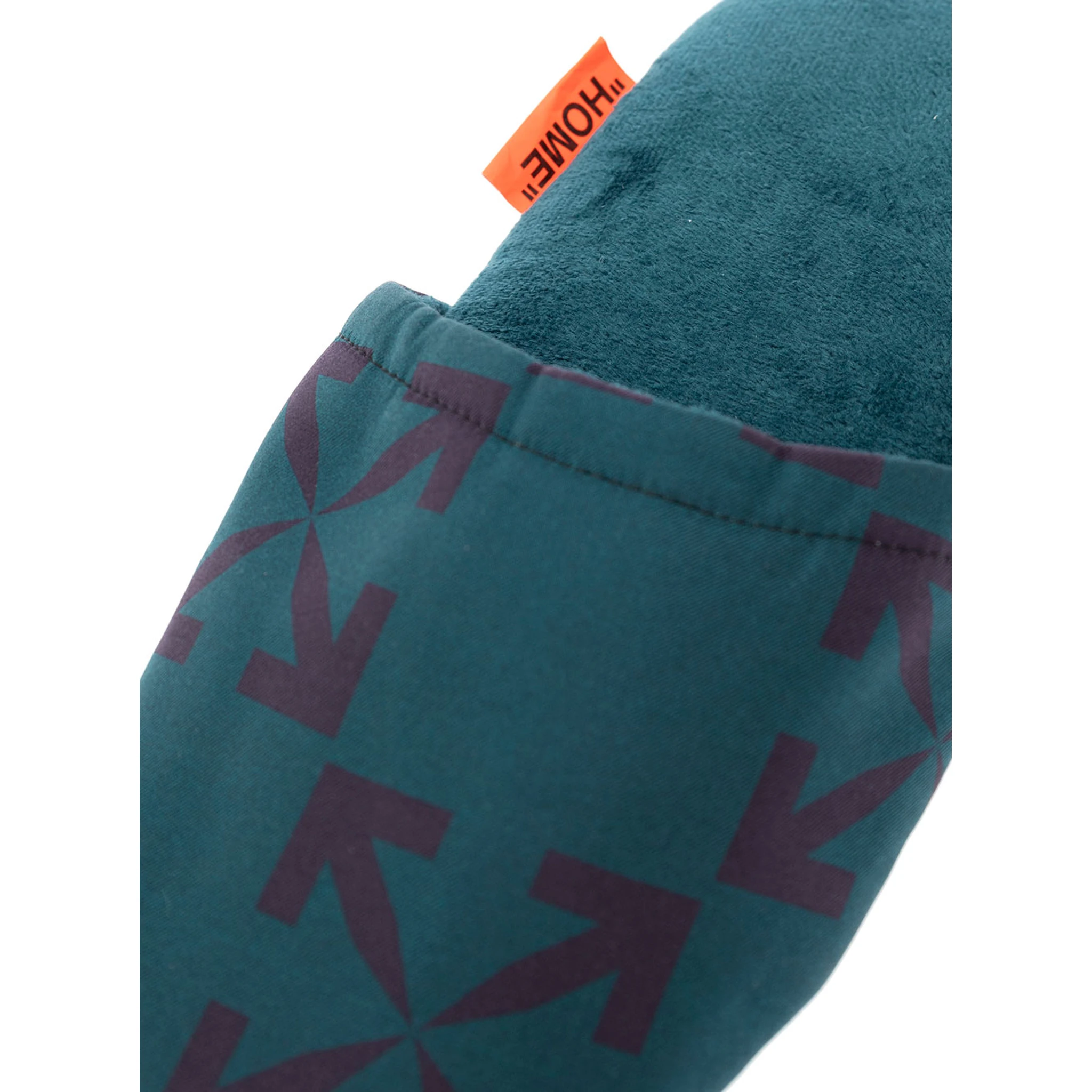 Set of Four Cotton and Viscose Arrow Jacquard Printed Placemats Off White Home