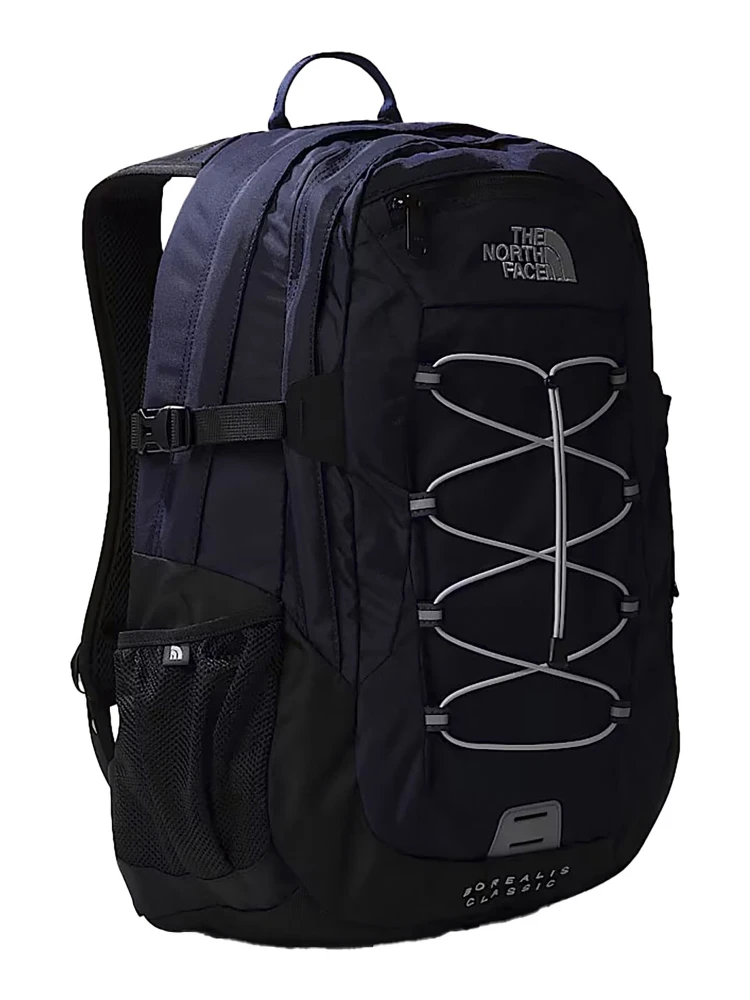 Borealis Classic Blue Backpack With Contrasting Logo Print in Tech Fabric Man