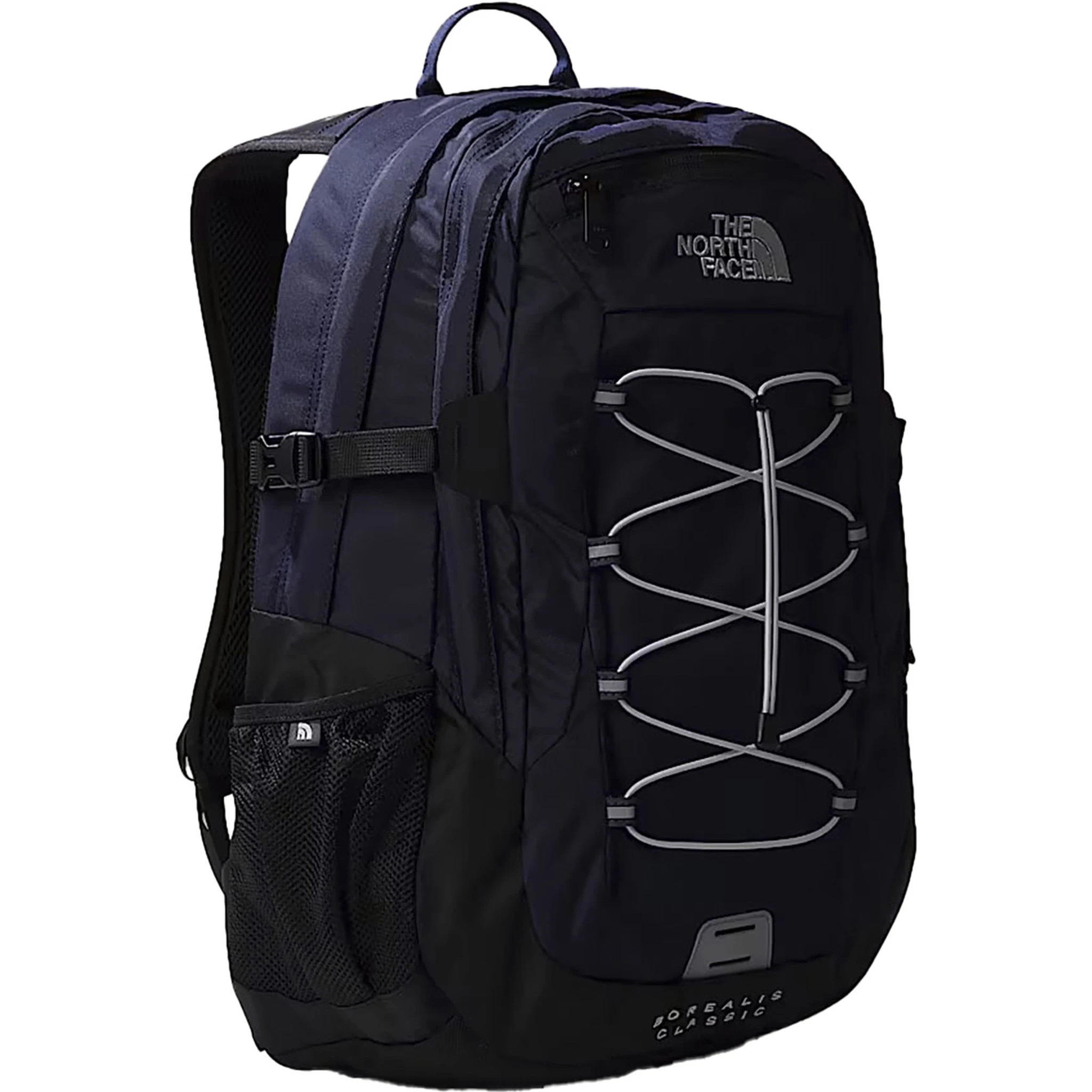 Borealis Classic Blue Backpack With Contrasting Logo Print in Tech Fabric Man