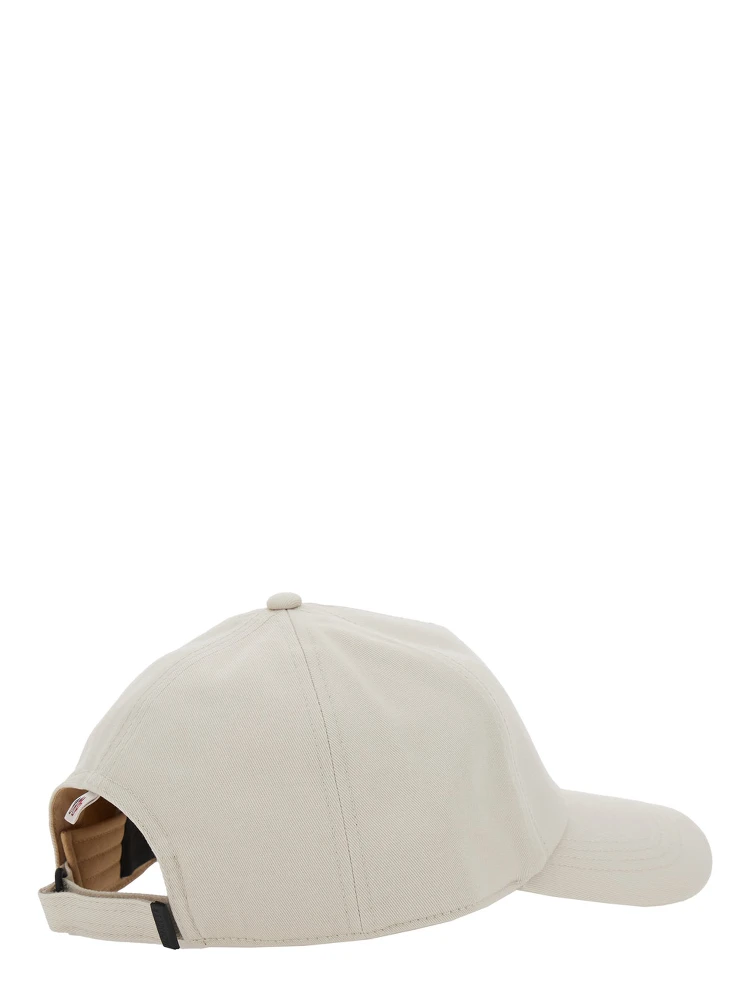 Grey Baseball Cap with Logo Embroidery in Cotton Man alternative