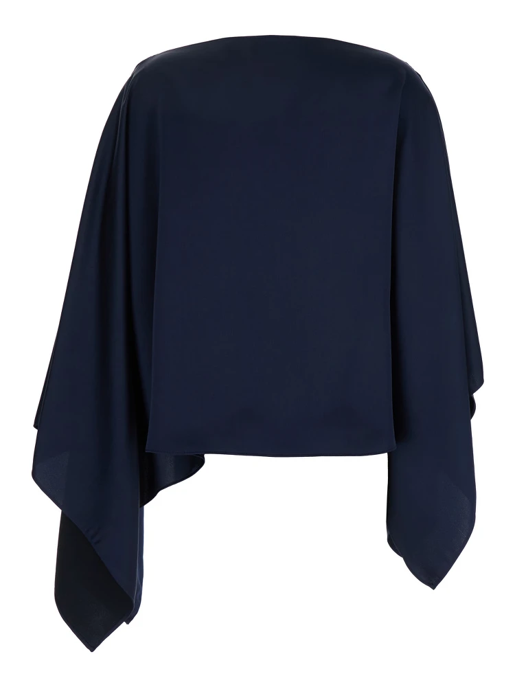 Blue Stole in Lightweight Fabric Woman alternative