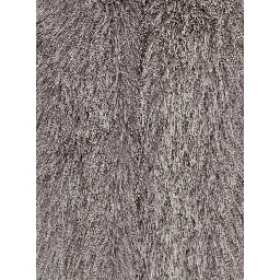 Grey Sleeveless Vest with Concealed Closure on the Front in Ecofur Woman