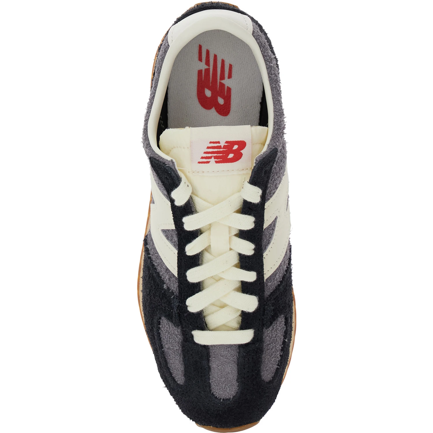Black Low Top Sneakers with Logo Patch in Suede Unisex