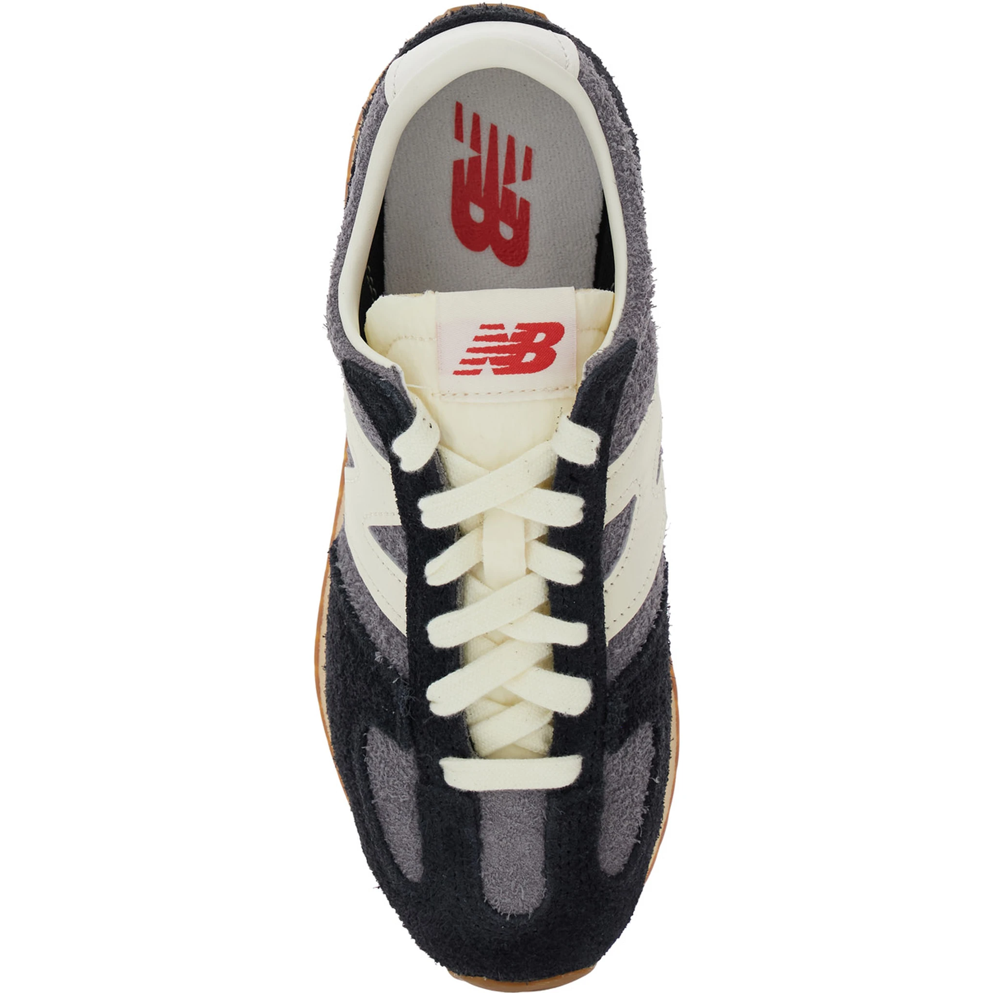 Black Low Top Sneakers with Logo Patch in Suede Unisex