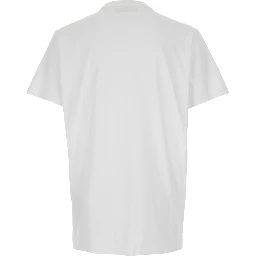 Ducati x D2 White T-Shirt with Logo on the Front in Cotton Man