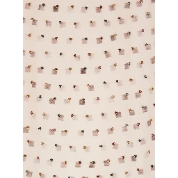 Sokna Pink Skirt with Rhinestone Embellishments on the Front and Rear Concealed Zip Closure in Viscose Woman