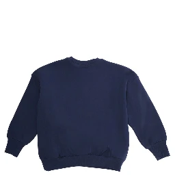 Blue Sweatshirt with Dino Patch on the Front in Cotton Boy