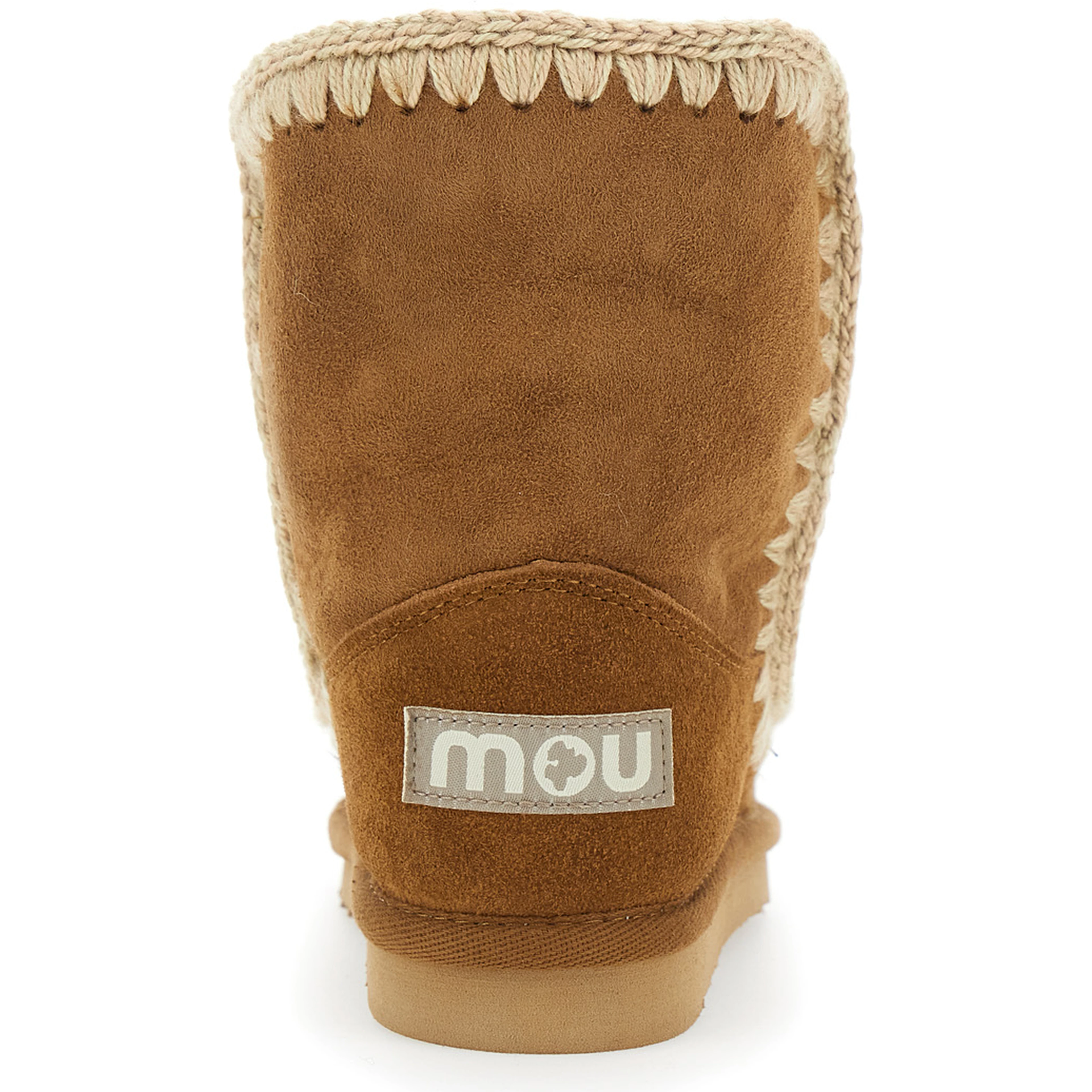 Eskino Beige Ankle Boots in Patent Suede Girl