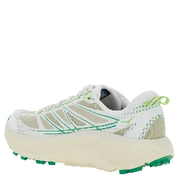 Mafate Speed 2 White Low Top Sneakers with Logo Patch on the Tongue and Contrasting Pull-Tab at the Heel in Tech Fabric Unisex