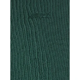 Green Hoodie with Dropped Shoulders in Neoprene Man