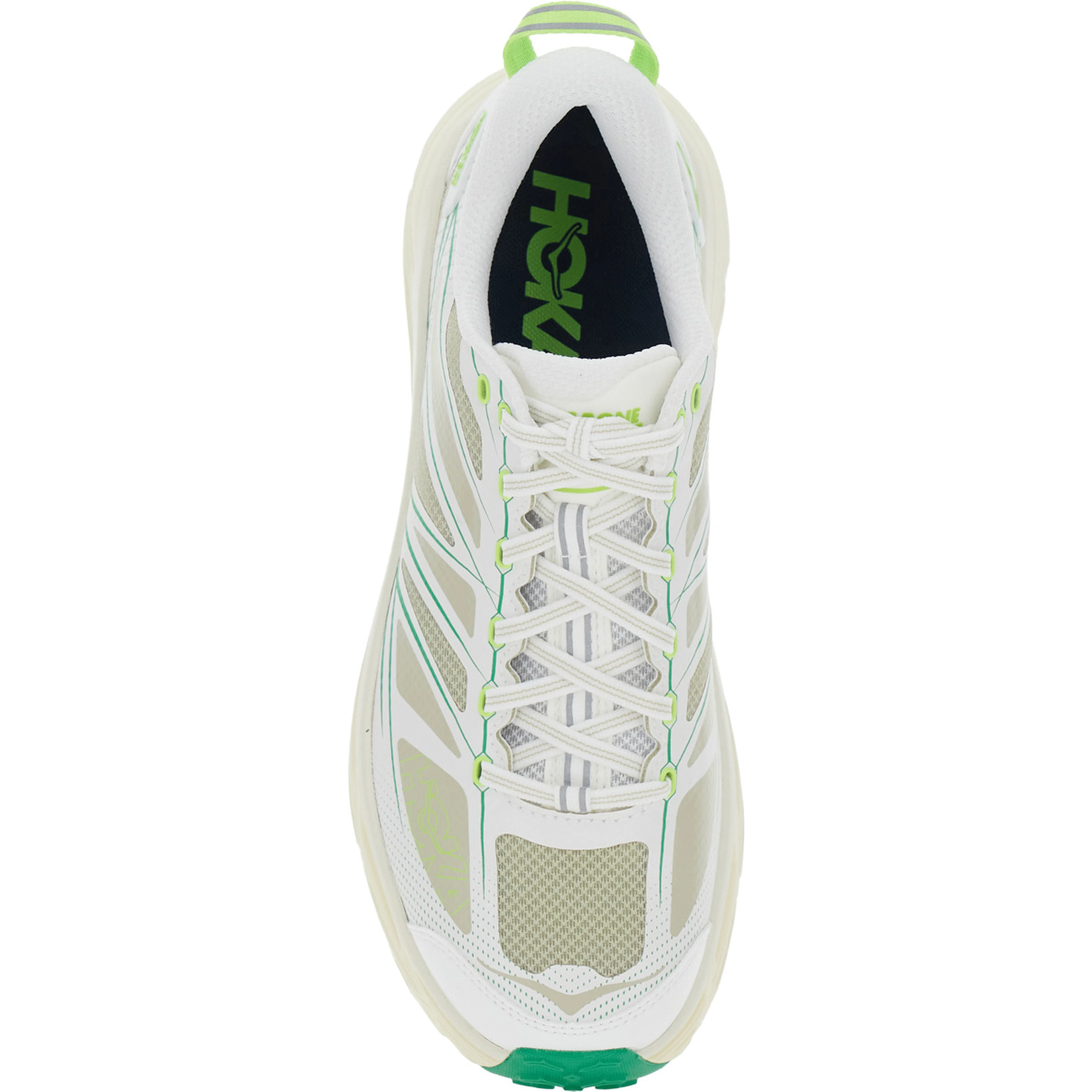 Mafate Speed 2 White Low Top Sneakers with Logo Patch on the Tongue and Contrasting Pull-Tab at the Heel in Tech Fabric Unisex