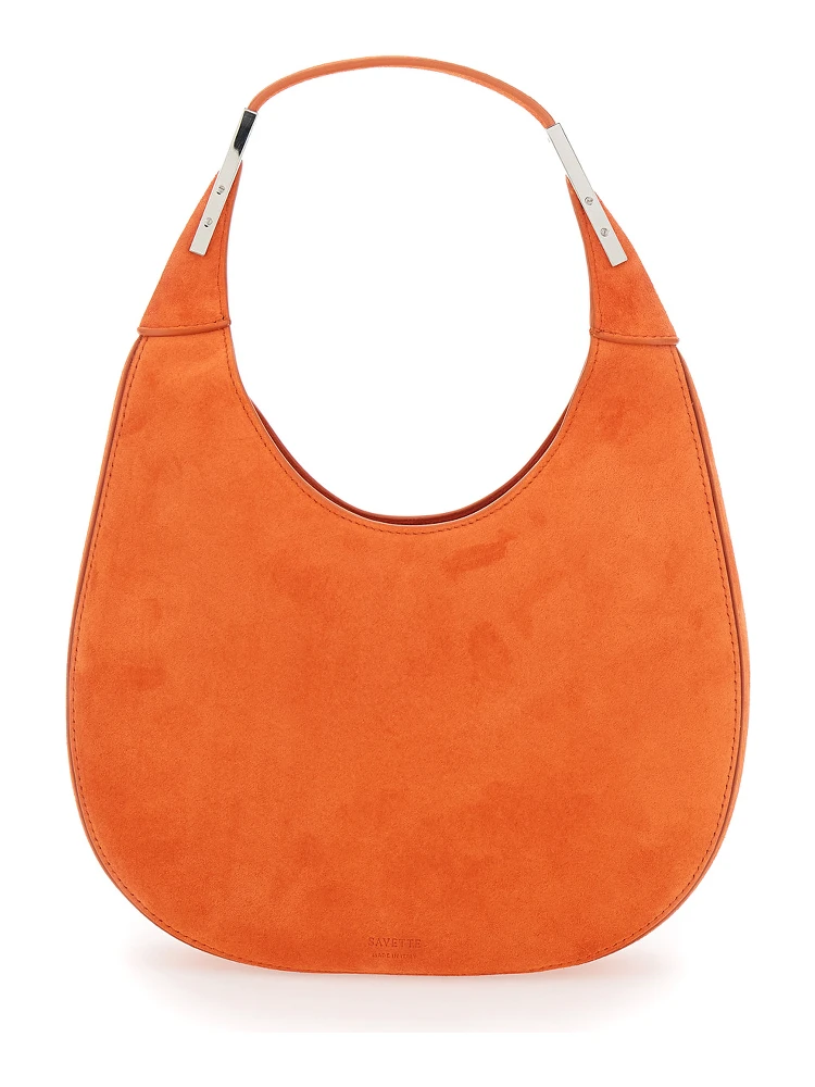 حقيبة فلورنس الصغيرة البرتقالية ذات الفتحة العلوية من الجلد المدبوغ للنساء alternative