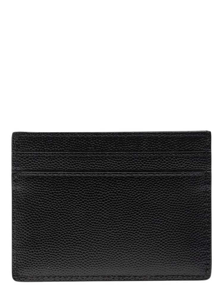 Black Card-Holder with Tonal Cassandre in Grain de Poudre Leather Man alternative