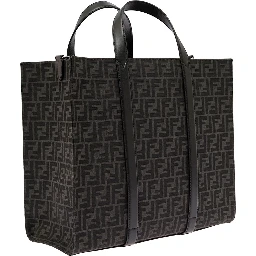Fendi Mans  Jacquard FF Fabric Shopper  Bag
