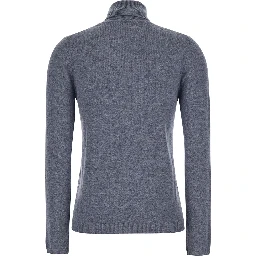 Grey Turtleneck in Cashmere Woman