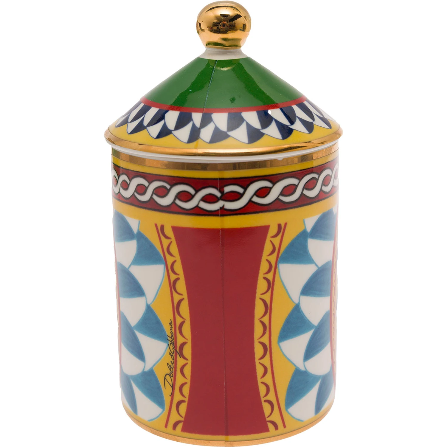 شمعة معطرة برائحة الياسمين البري مع غطاء وطبعة كاريتو