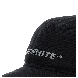 Black Baseball Cap with Logo Lettering on the Front in Cotton Boy