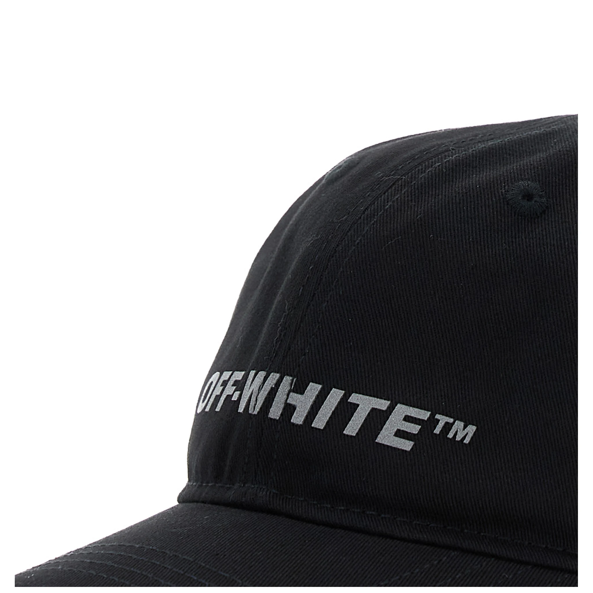 Black Baseball Cap with Logo Lettering on the Front in Cotton Boy
