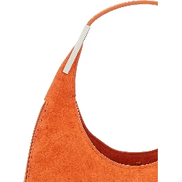 حقيبة فلورنس الصغيرة البرتقالية ذات الفتحة العلوية من الجلد المدبوغ للنساء