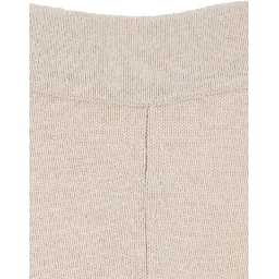 Mortitz Beige Trousers with Elastic Waist in Wool Blend Woman