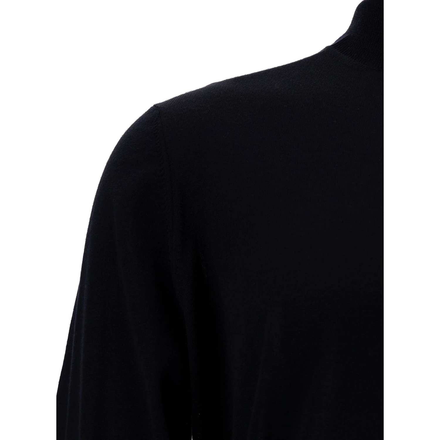 Blue Turtleneck with Long Sleeves in Wool Man