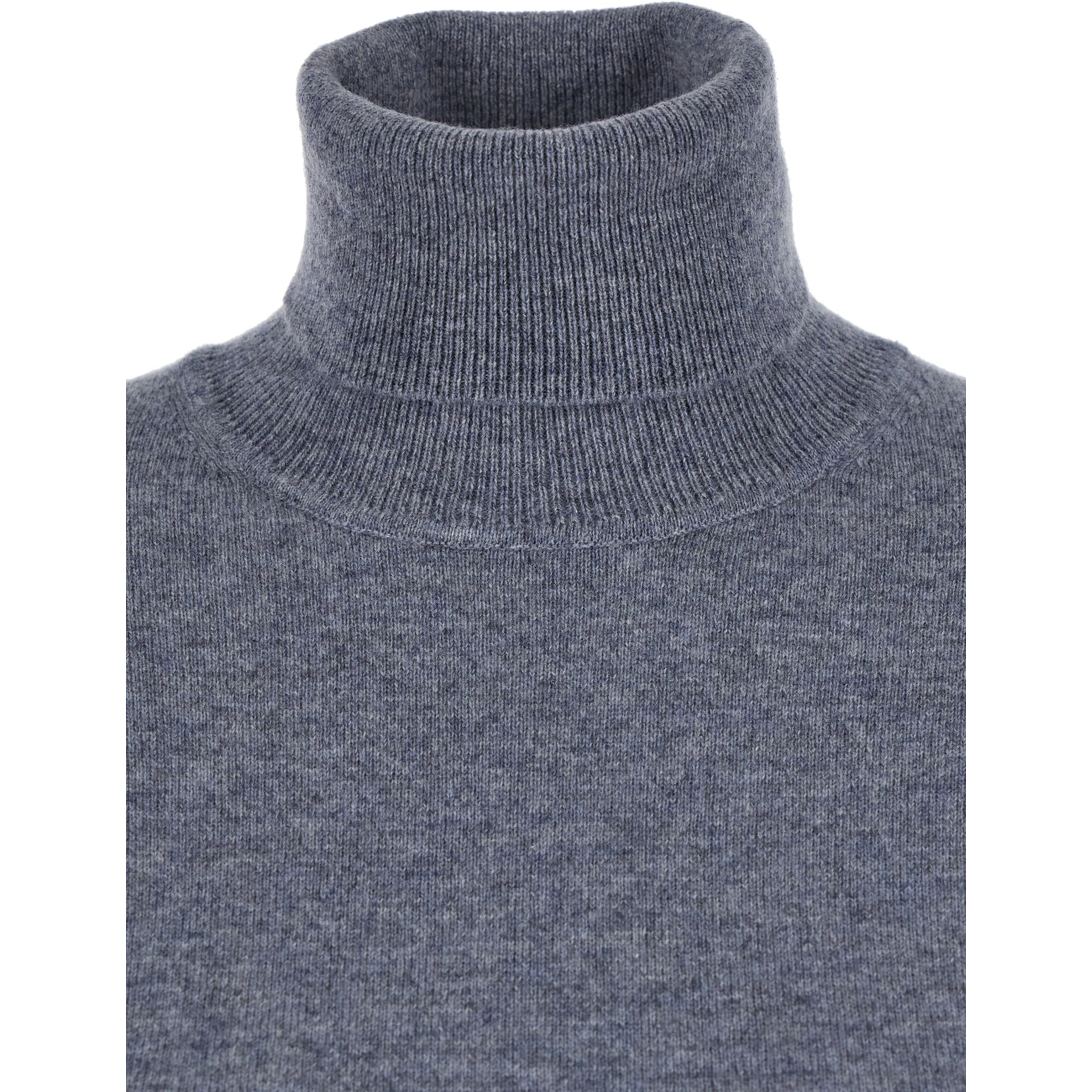 Grey Turtleneck in Cashmere Woman