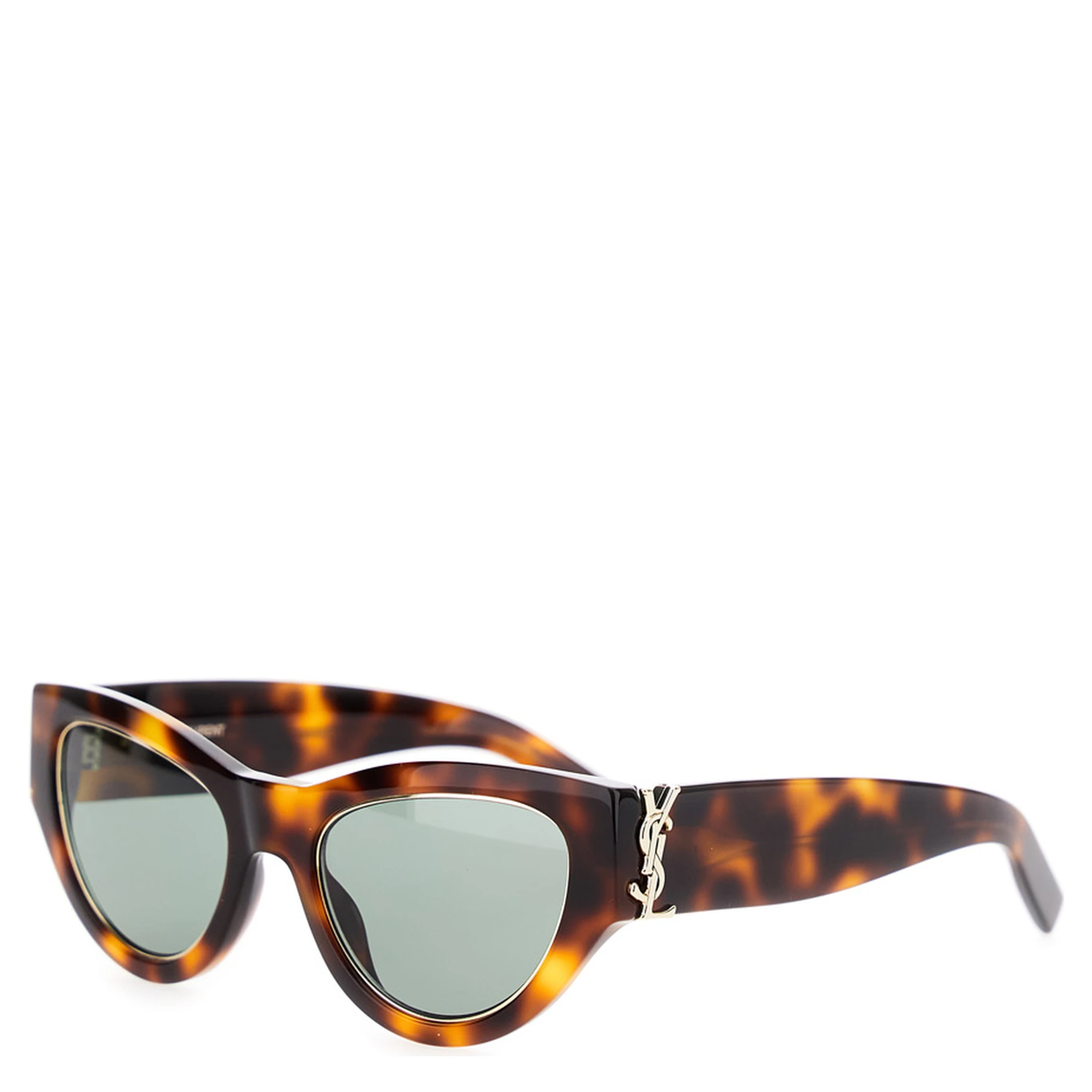 Brown Sunglasses with Thick Frame and Tortoiseshell Print in Acetate Woman