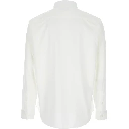 Sylvain White Shirt with Pointed Collar in Cotton Blend Man