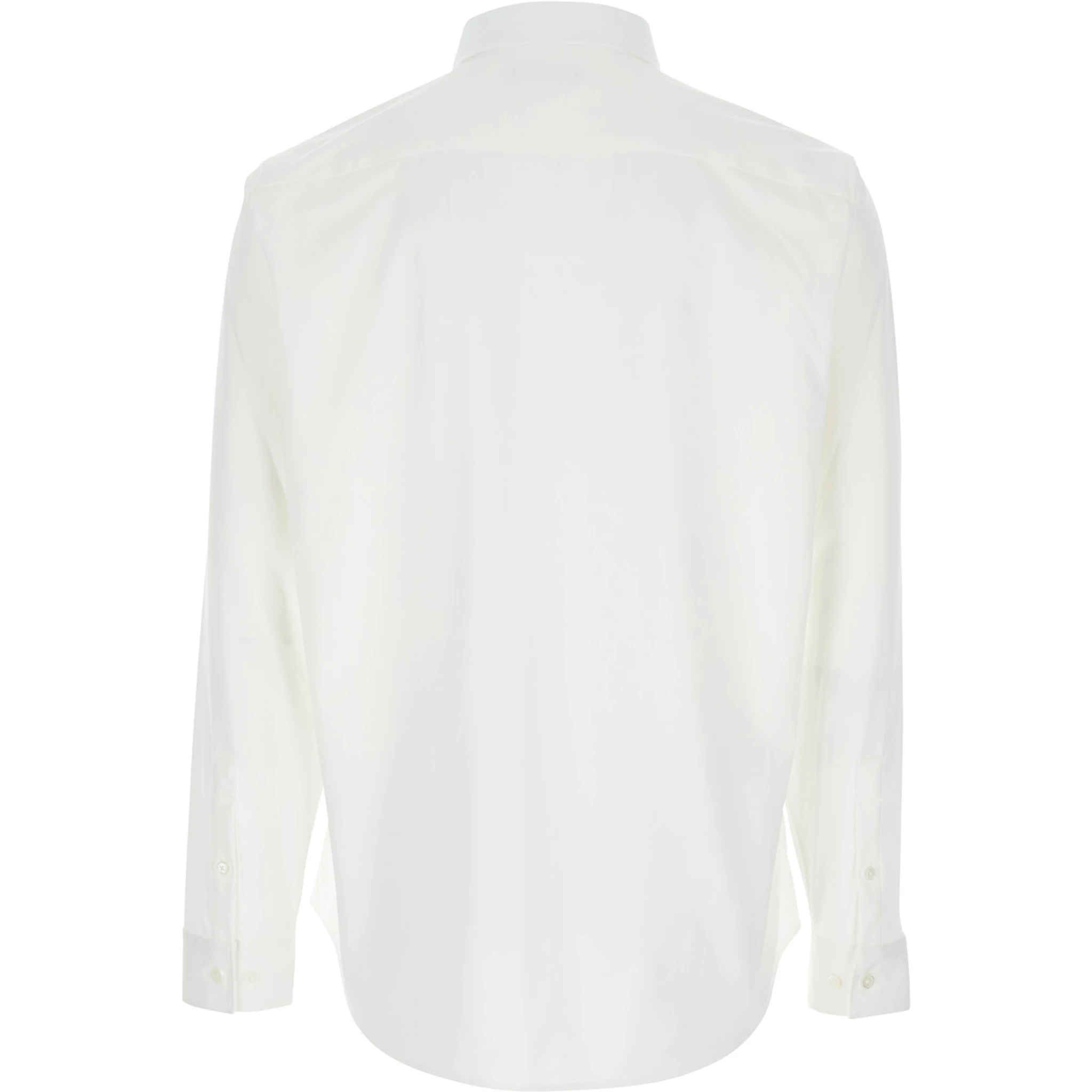 Sylvain White Shirt with Pointed Collar in Cotton Blend Man