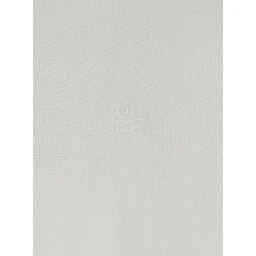 White Polo Shirt with Logo Embroidery on the Front in Cotton Man