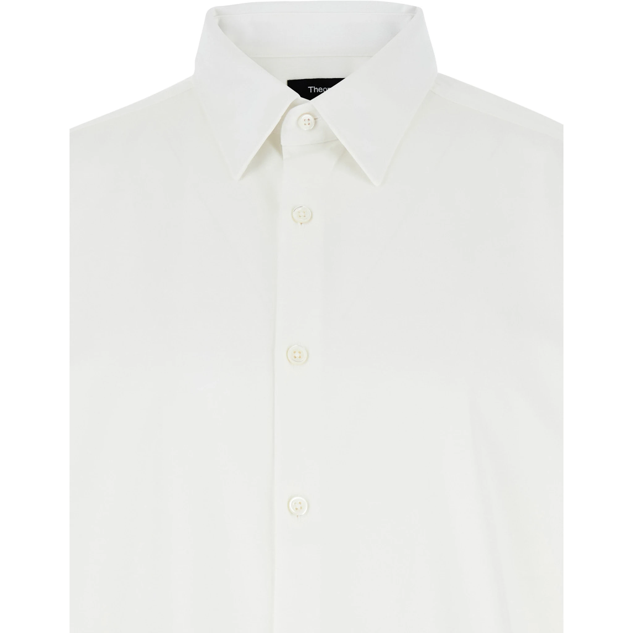 Sylvain White Shirt with Pointed Collar in Cotton Blend Man