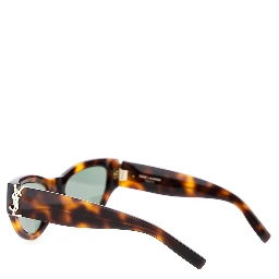 Brown Sunglasses with Thick Frame and Tortoiseshell Print in Acetate Woman