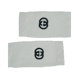 White GG Logo Socks in Cotton Man