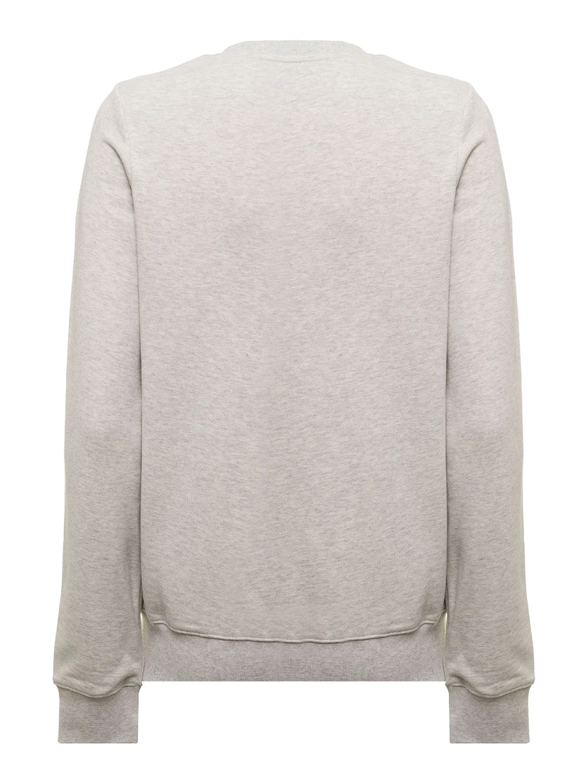 grey Tina Sweatshirt in Fleece Cotton with Logo Embroidery to the Chest A.P.C. Woman