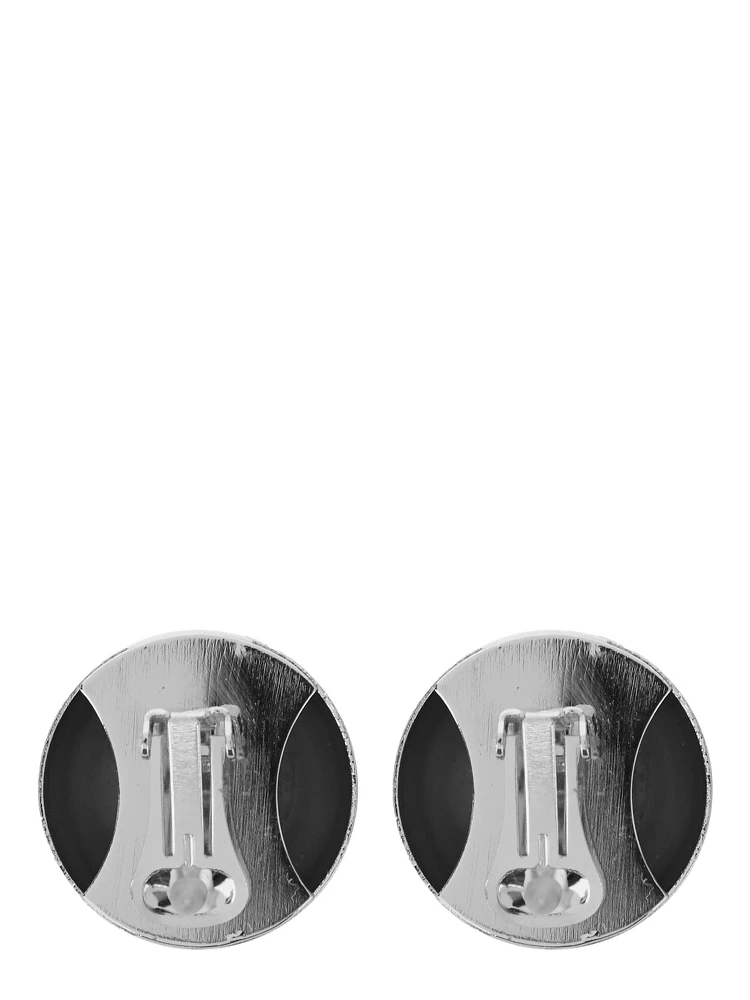 Sade Metallic Earings with Rear Closure and Circular Shape in Brass Woman alternative