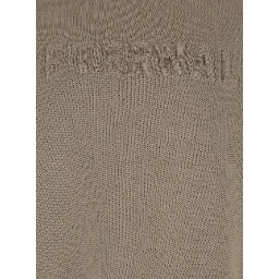 Eternal Beige Crewneck T-Shirt with Dropped Shoulders and Tonal Embroidery on the Front in Cotton Blend Man