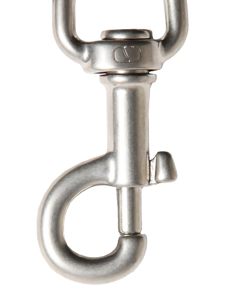 Metallic Keyring with VLogo Charm in Brass Man alternative