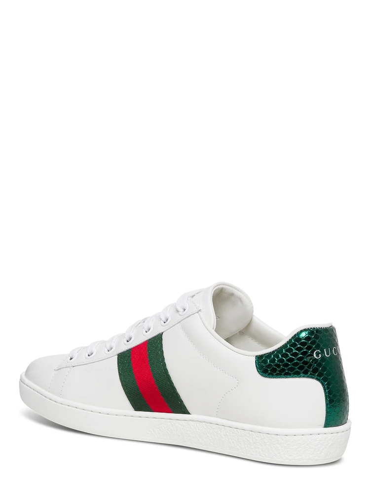 New Ace Leather Sneakers  with Bee Embroidery alternative