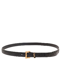 Black Belt with Cassandre in Leather Man